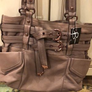 New B Makowsky Leather Bag